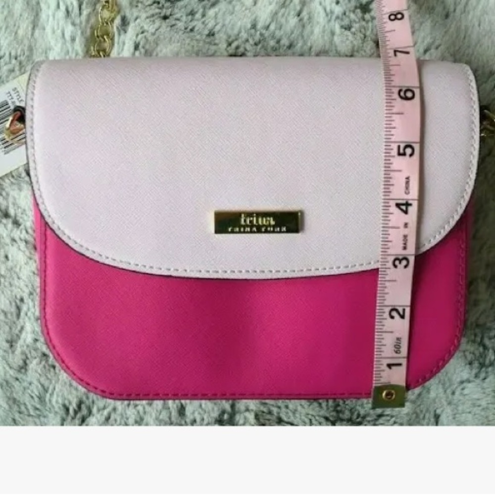Trina Turk Pink Color Block Crossbody Purse
